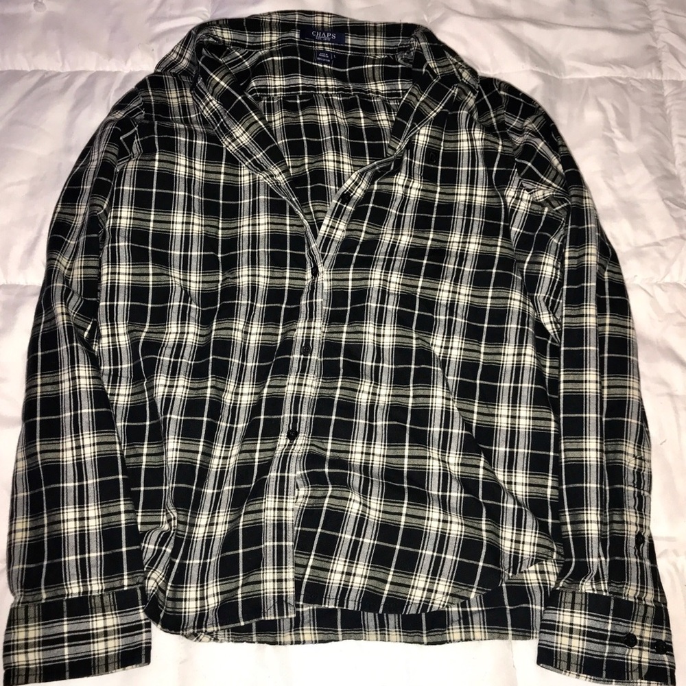 Plaid button up